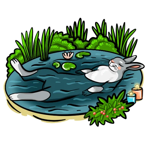 🐰 Стикер «DEREVOROD» для Telegram