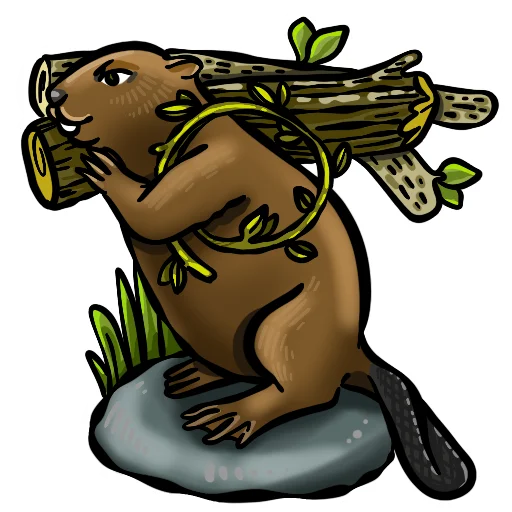 🛠 Стикер «DEREVOROD» для Telegram