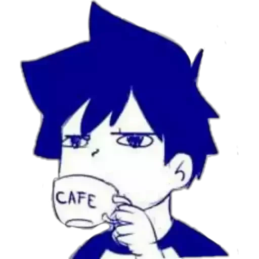 ☕️ Стикер «desenho japonês» для Telegram