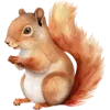 🐿️ Эмодзи «Новогодняя Акварель» для Telegram