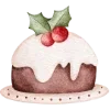 🍰 Эмодзи «Новогодняя Акварель» для Telegram