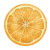 🍊 Эмодзи «Новогодняя Акварель» для Telegram