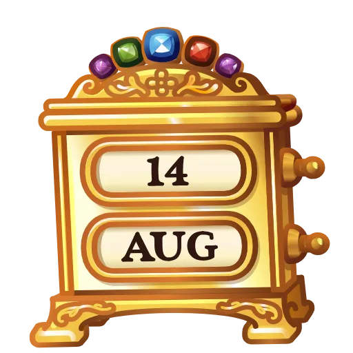 🎁 Эмодзи «Desk Calendar Crafted» для Telegram