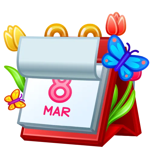 🎁 Эмодзи «Desk Calendar Crafted» для Telegram