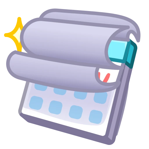 💎 Стикер «Desk Calendar» для Telegram