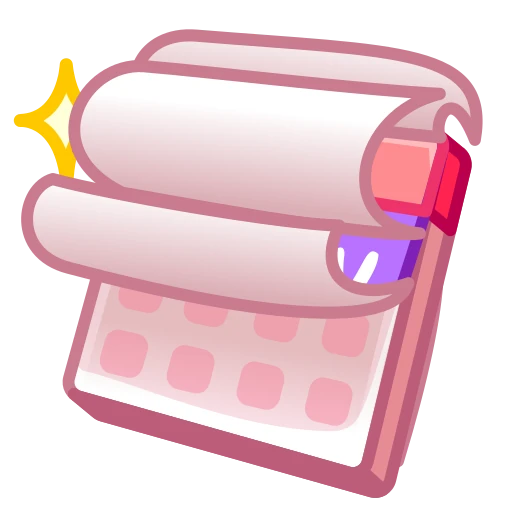 💎 Стикер «Desk Calendar» для Telegram