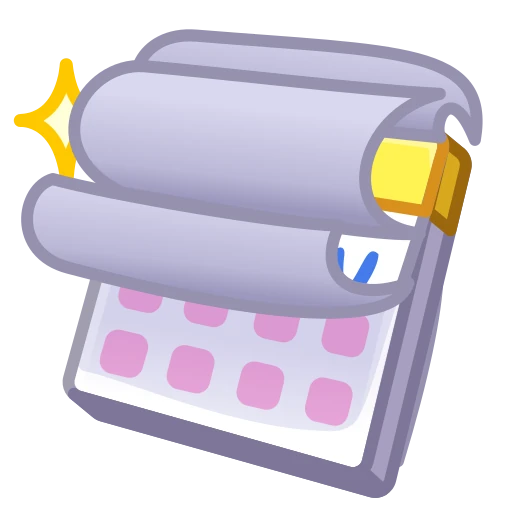 💎 Стикер «Desk Calendar» для Telegram