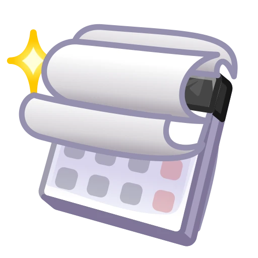 💎 Стикер «Desk Calendar» для Telegram