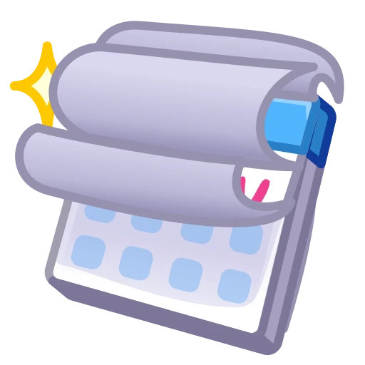 💎 Стикер «Desk Calendar» для Telegram