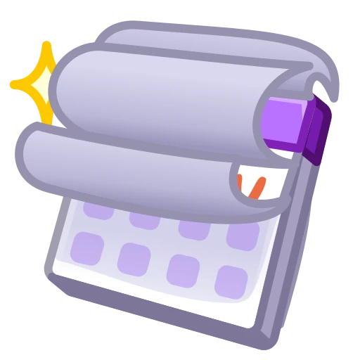 💎 Стикер «Desk Calendar» для Telegram