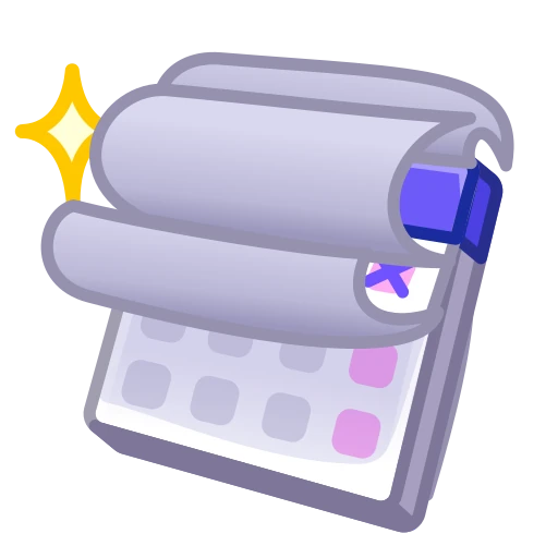 💎 Стикер «Desk Calendar» для Telegram