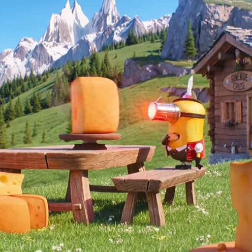 🧀 Стикер «Despicable Me 4» для Telegram