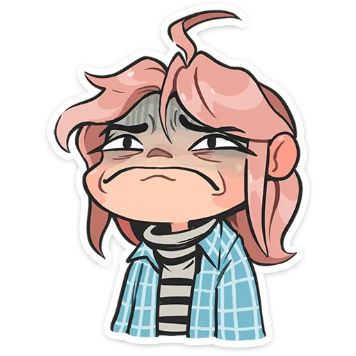 ☹️ Стикер «Детектив Энни» для Telegram