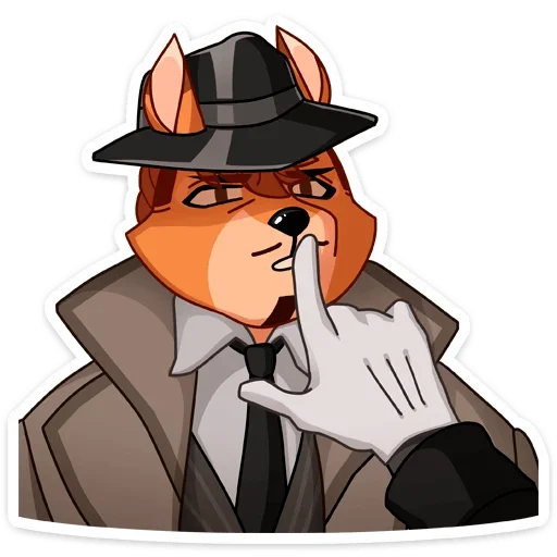 🤫 Стикер «Рой» для Telegram