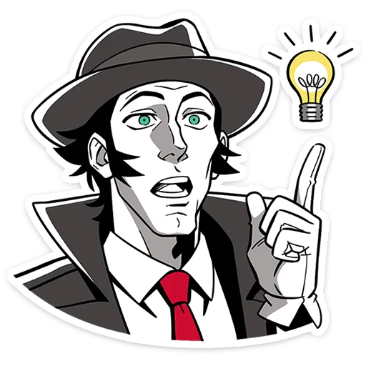 ☝️ Стикер «Джордж» для Telegram