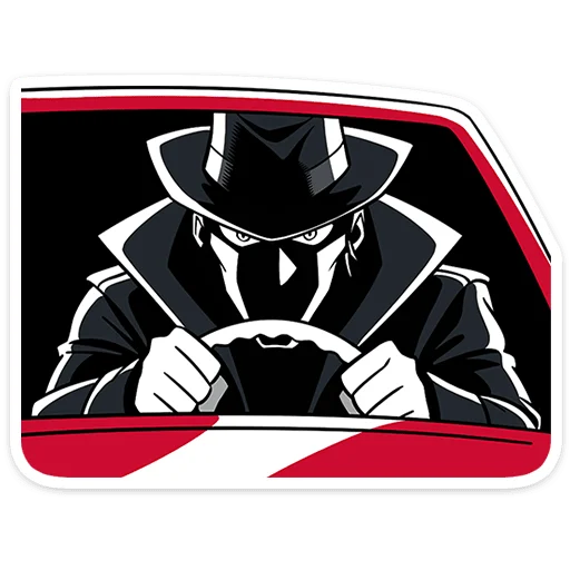 🚗 Стикер «Джордж» для Telegram