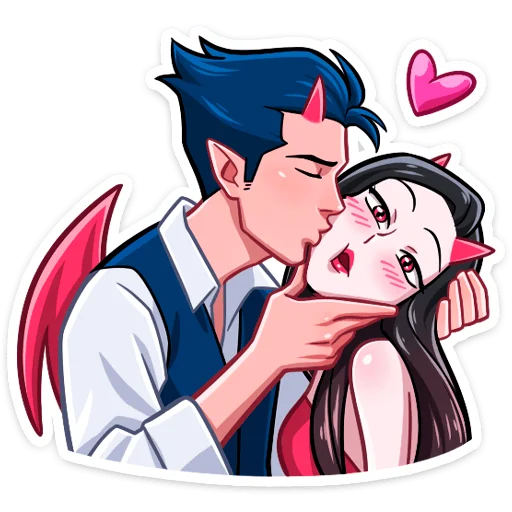 😘 Стикер «Демон из ВК» для Telegram