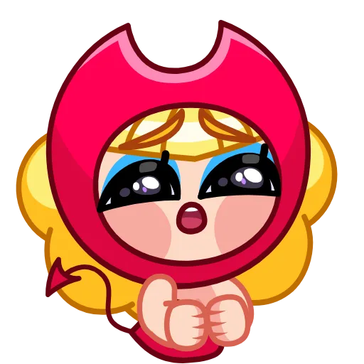 🥺 Эмодзи «Чертовка Агнес» для Telegram