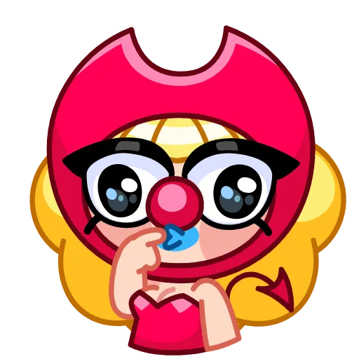 🤡 Эмодзи «Чертовка Агнес» для Telegram