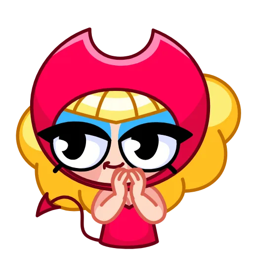 😈 Эмодзи «Чертовка Агнес» для Telegram