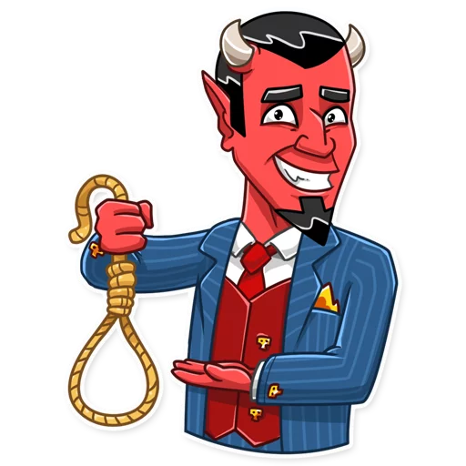 😃 Стикер «Devil In You» для Telegram