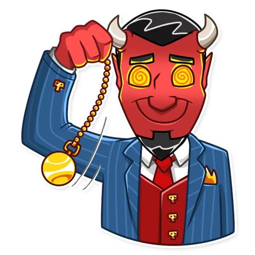 🌀 Стикер «Devil In You» для Telegram
