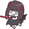 😈 Эмодзи «Devilish Menhera» для Telegram