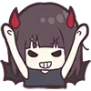😈 Эмодзи «Devilish Menhera» для Telegram