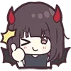 👍 Эмодзи «Devilish Menhera» для Telegram