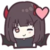 😉 Эмодзи «Devilish Menhera» для Telegram