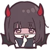 🤫 Эмодзи «Devilish Menhera» для Telegram