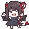 😉 Эмодзи «Devilish Menhera» для Telegram