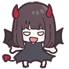😏 Эмодзи «Devilish Menhera» для Telegram