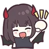 👊 Эмодзи «Devilish Menhera» для Telegram