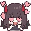 😍 Эмодзи «Devilish Menhera» для Telegram