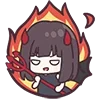 👿 Эмодзи «Devilish Menhera» для Telegram