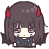 😢 Эмодзи «Devilish Menhera» для Telegram