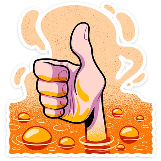 👍 Стикер «Чертовка Лу» для Telegram