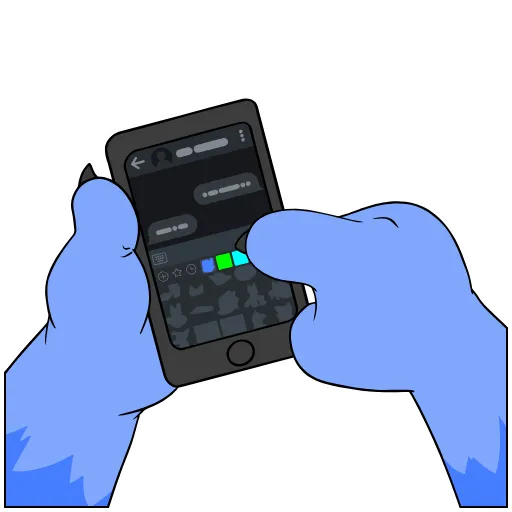 👀 Стикер «Dex Animated!» для Telegram