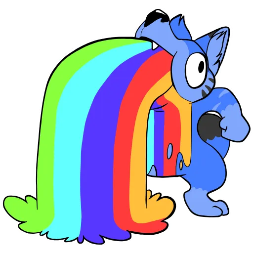 🤮 Стикер «Dex Animated!» для Telegram