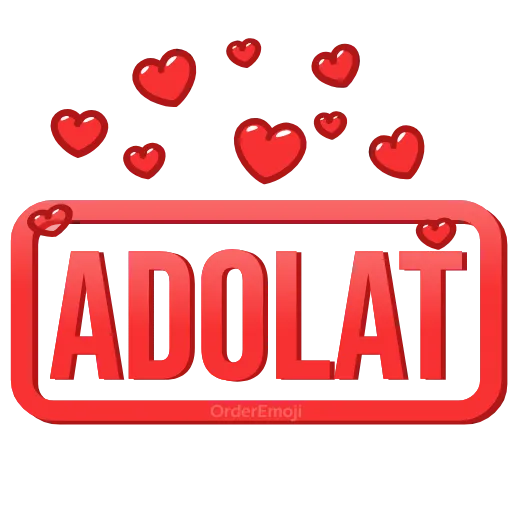 ❤️ Эмодзи «Order #status #color #red» для Telegram