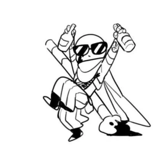 🍺 Стикер «Sans Last» для Telegram