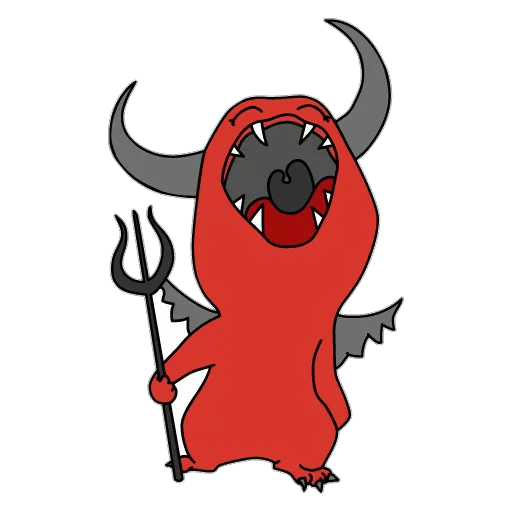 😯 Стикер «Little devils» для Telegram