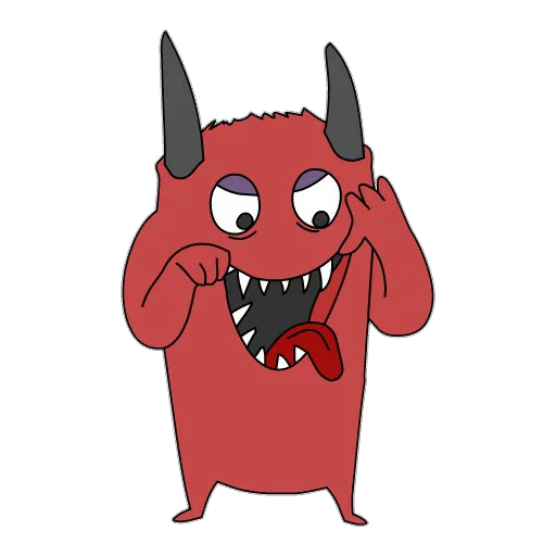 😝 Стикер «Little devils» для Telegram