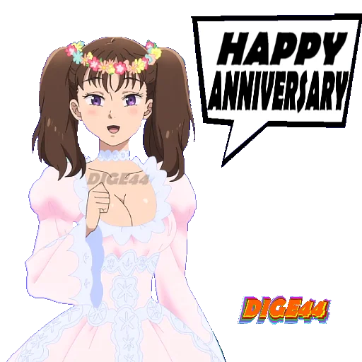 👰 Стикер «DIANE» для Telegram