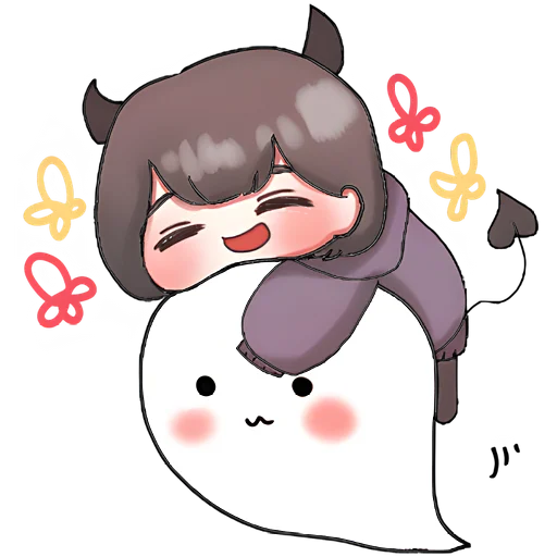 ☺️ Стикер «Дьявол-чан» для Telegram