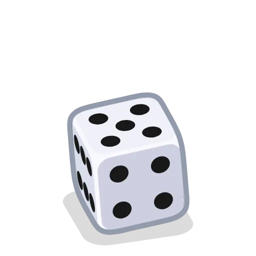 🎲 Стикер «Dice» для Telegram