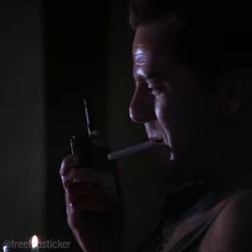 🚬 Стикер «Крепкий орешек» для Telegram