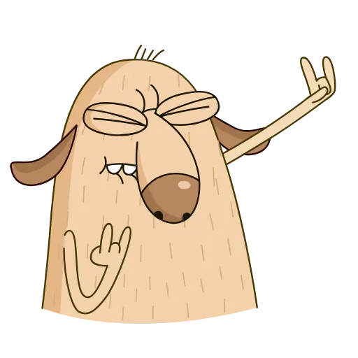 🤟 Стикер «Diggy Animated» для Telegram
