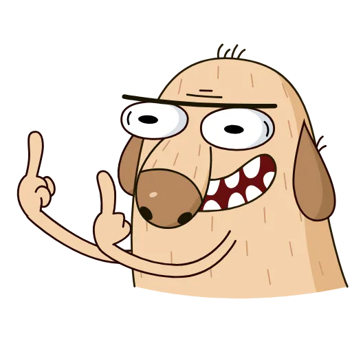 🖕 Стикер «Diggy Animated» для Telegram